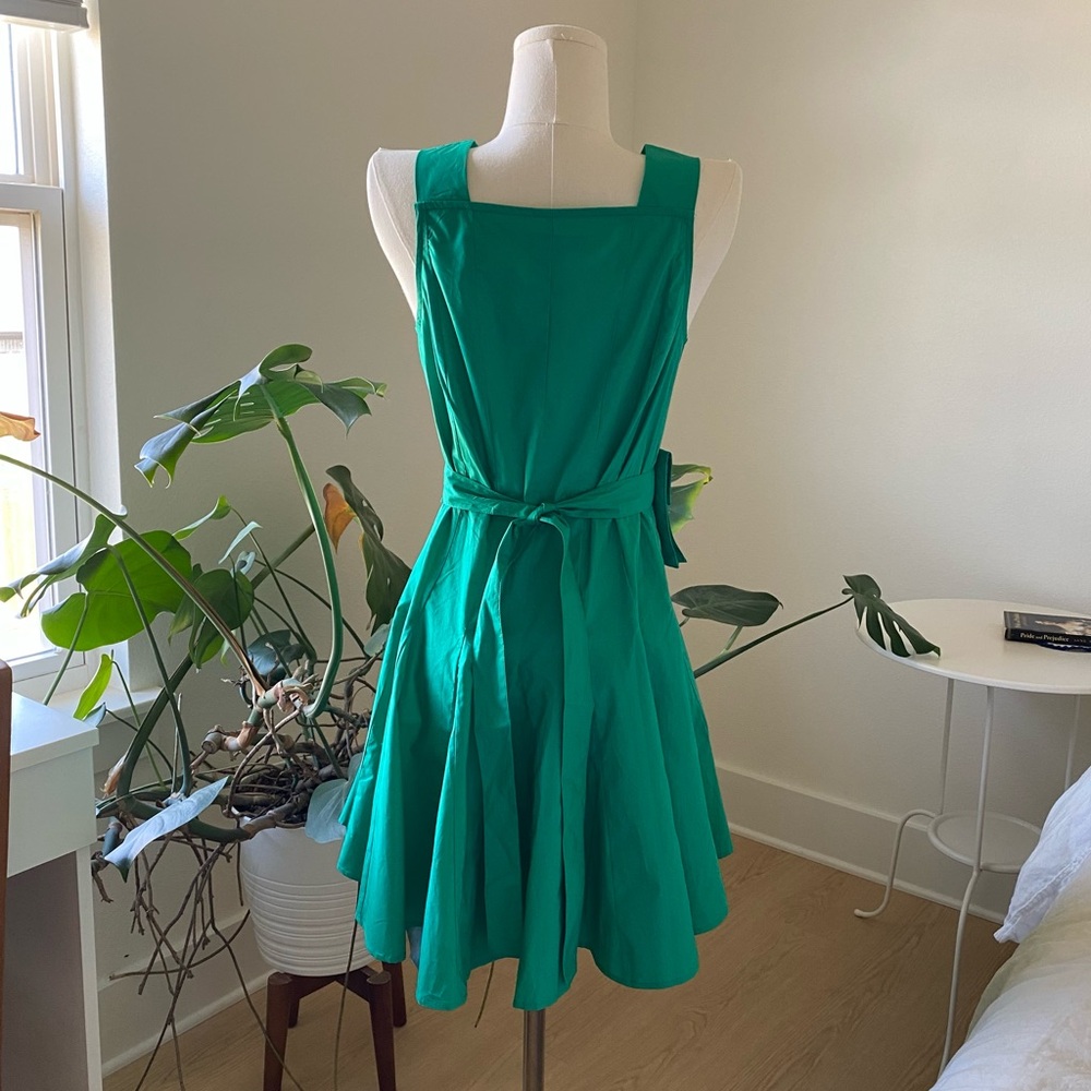 NWT Banana Republic Cotton Poplin Mini Dress With Belt Bag SIze XXS - Picture 3 of 15